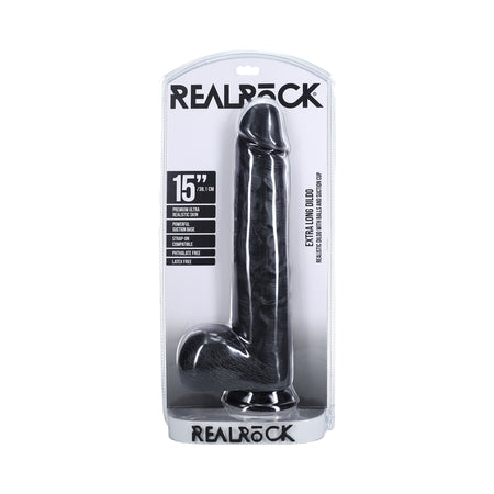 RealRock Extra Long 15 in. Dildo with Balls