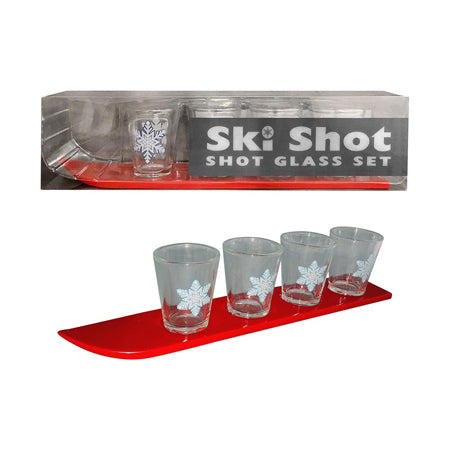 Ski Shot 4-Piece Shot Glass Set - Pinkfoxxx