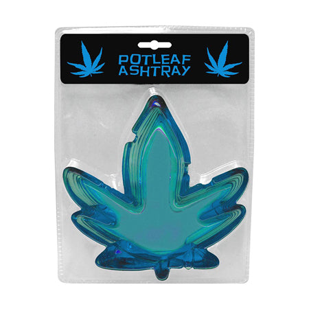 Blue Pot Leaf Ashtray - Pinkfoxxx