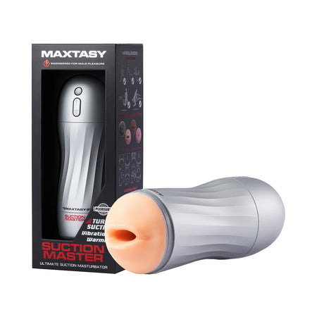 Maxtasy Suction Master Realistic With Remote Nude Plus - Pinkfoxxx