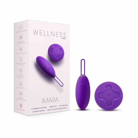 Wellness Imara Vibrating Egg with Remote Purple