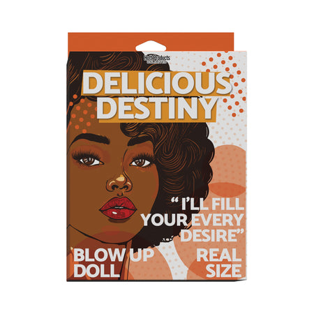 Delicious Destiny Blow Up Doll Brown - Pinkfoxxx