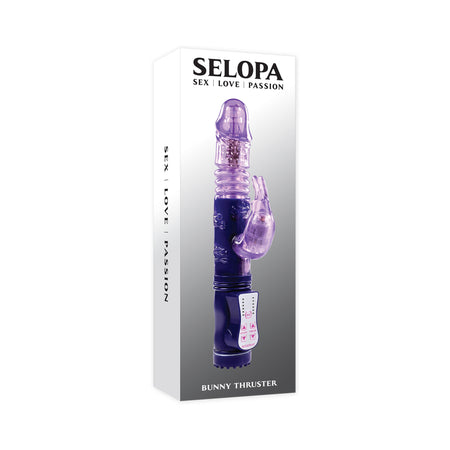 Selopa Bunny Thruster Thrusting Rabbit Vibrator Purple - Pinkfoxxx