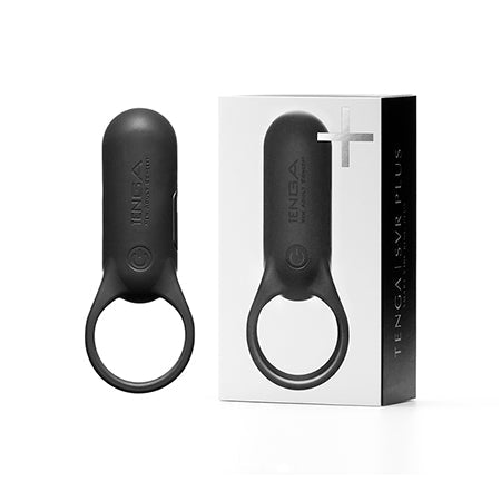 Tenga SVR Plus Smart Vibe Ring Black - Pinkfoxxx