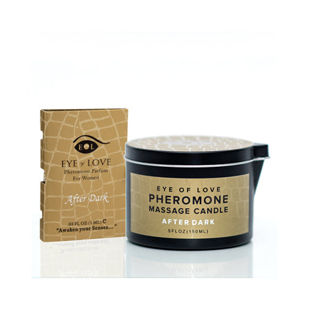 Eye of Love After Dark Attract Him Pheromone Massage Candle - Pinkfoxxx