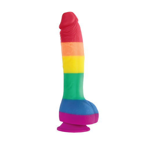 COLOURS PRIDE EDITION 8IN DILDO RAINBOW - NSN040808