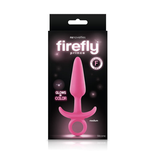 FIREFLY PRINCE MEDIUM PINK BUTT PLUG - NSN047624