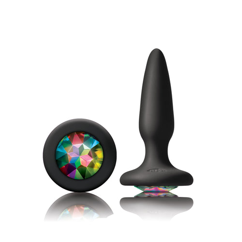 GLAMS MINI RAINBOW GEM BUTT PLUG - NSN051079