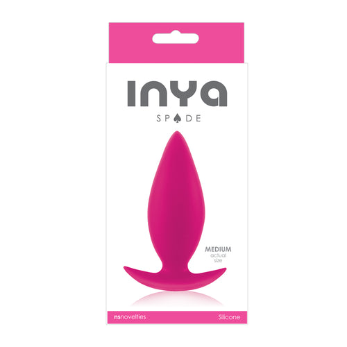 INYA SPADES MEDIUM BUTT PLUG PINK - NSN055124