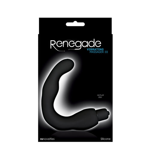 RENEGADE VIBRATING MASSAGER 3 BLACK - NSN110233