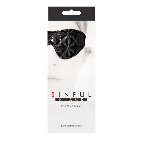 SINFUL BLINDFOLD BLACK - NSN122013