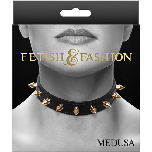 FETISH & FASHION MEDUSA COLLAR BLACK - NSN180063AP