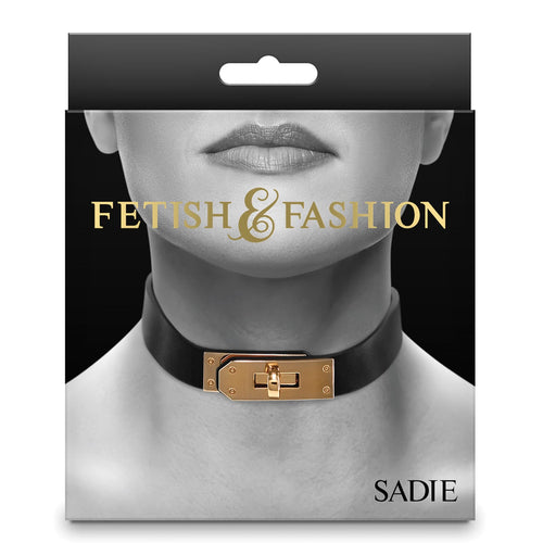 FETISH & FASHION SADIE COLLAR BLACK - NSN180083AP