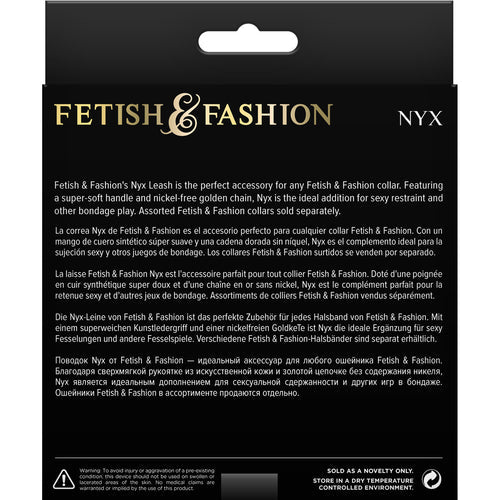 FETISH & FASHION NYX LEASH BLACK - NSN180093AP