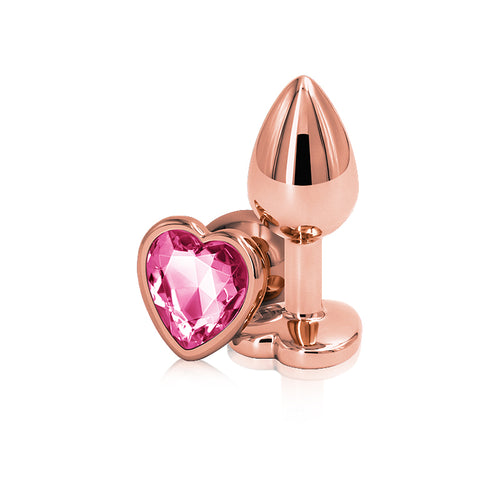 REAR ASSETS ROSE GOLD HEART SMALL PINK - NSN096314