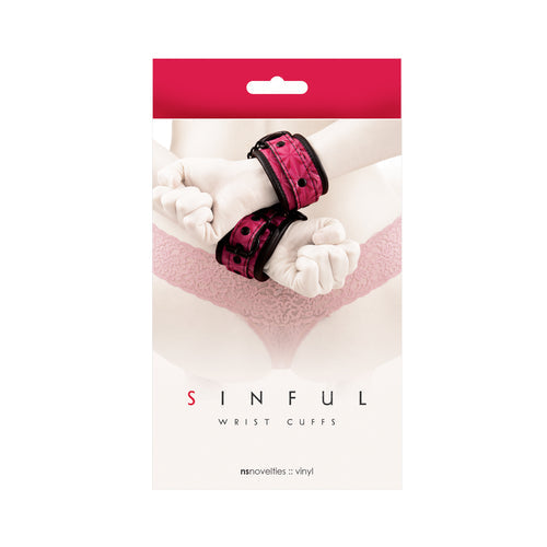 SINFUL WRIST CUFFS PINK - NSN122314