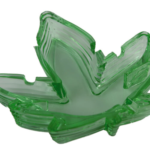 GREEN POTLEAF ASHTRAY