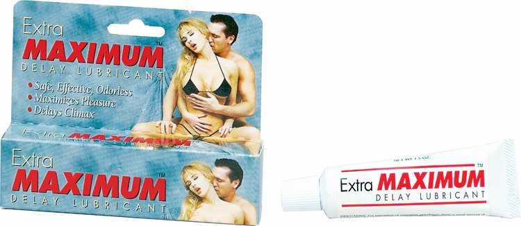 EXTRA MAXIMUM DELAY LUBE LARGE 1.5OZ