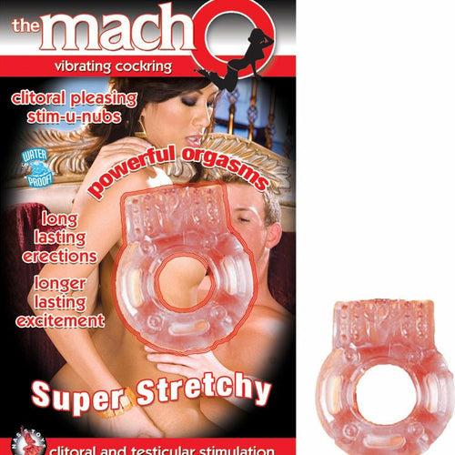 MACHO VIBRATING COCKRING FLESH