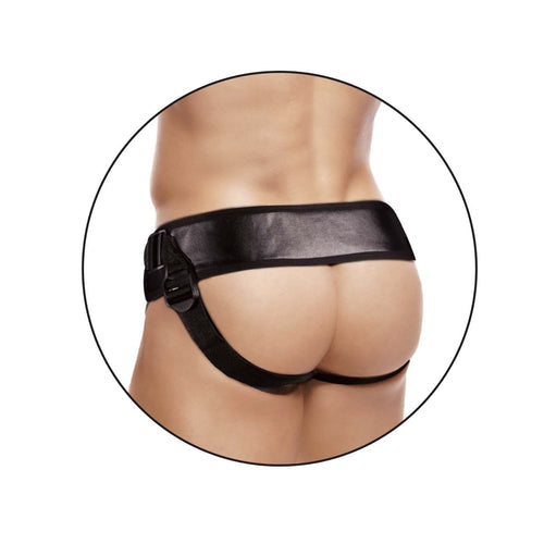 ERECTION ASSISTANT HOLLOW STRAP-ON 8IN WHITE