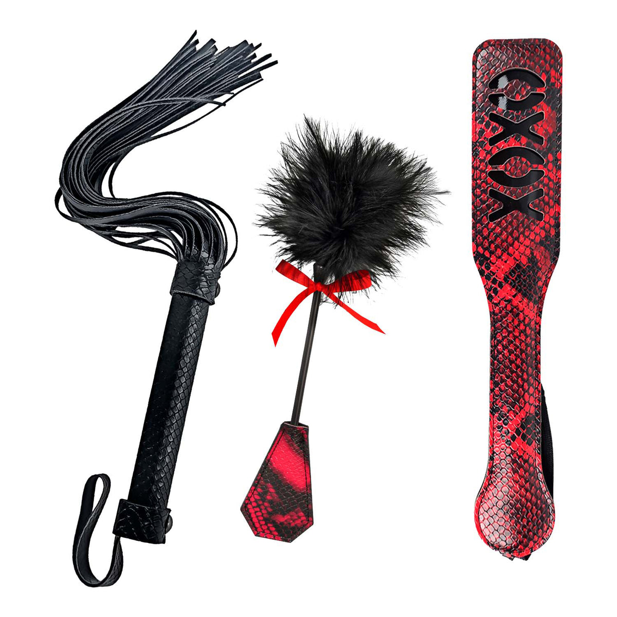 LOVERS KITS WHIP TICKLE & PADDLE