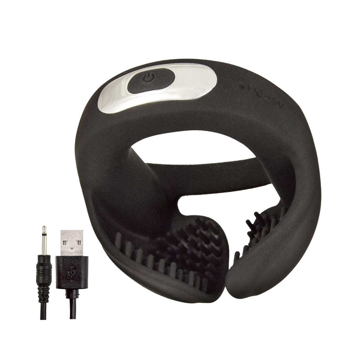 COCKPOWER SCROTUM HUGGER COCK RING BLACK