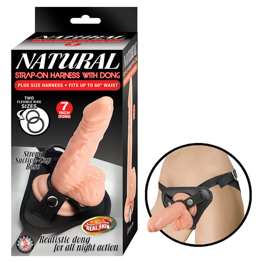 Natural Strap-On Harness With Dong-Pinkfoxxx