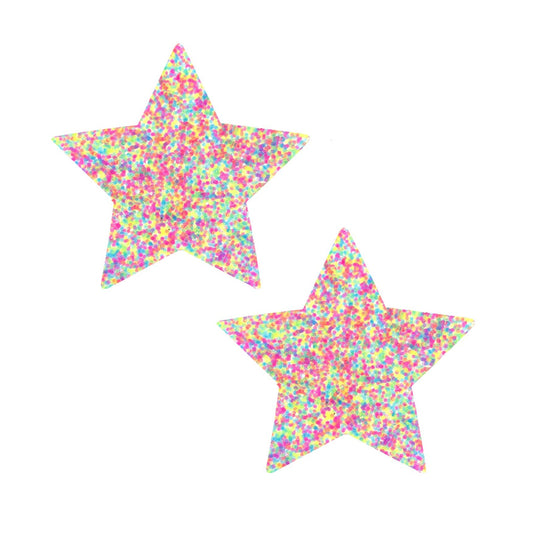 Neva Nude Pastie Star Sprankles Neon UV-Pinkfoxxx