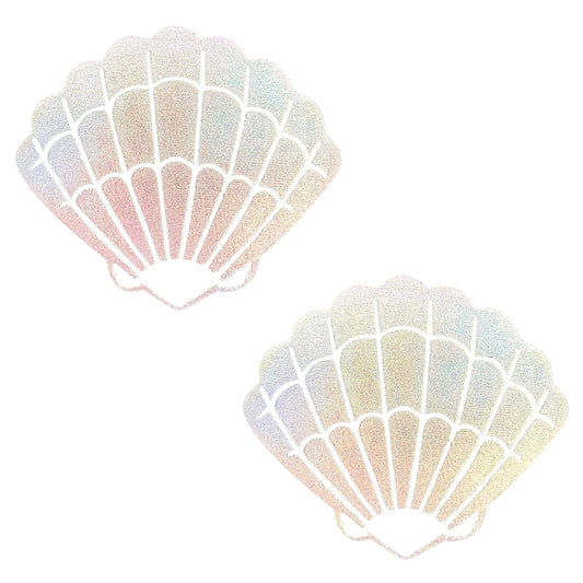 Neva Nude Pasty Shell Holographic-Pinkfoxxx