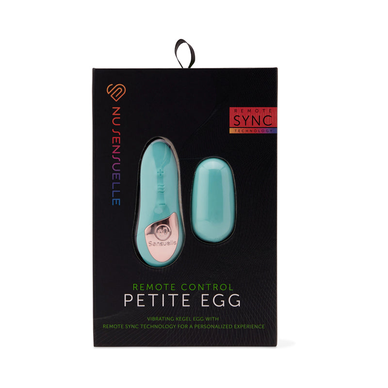 Nu Sensuelle Remote Control Petite Egg Blue-Pinkfoxxx
