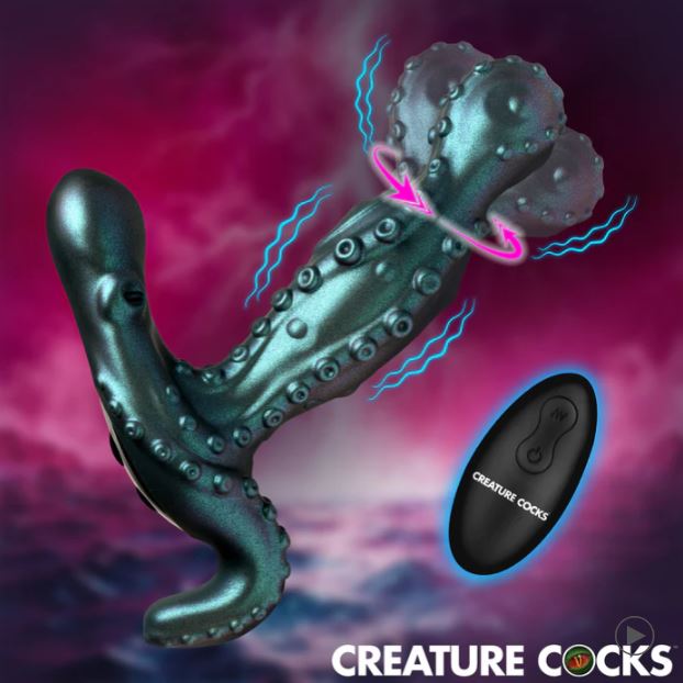 CREATURE COCKS OCTOPROBE GYRATING PROSTATE VIBRATOR - XRAH816