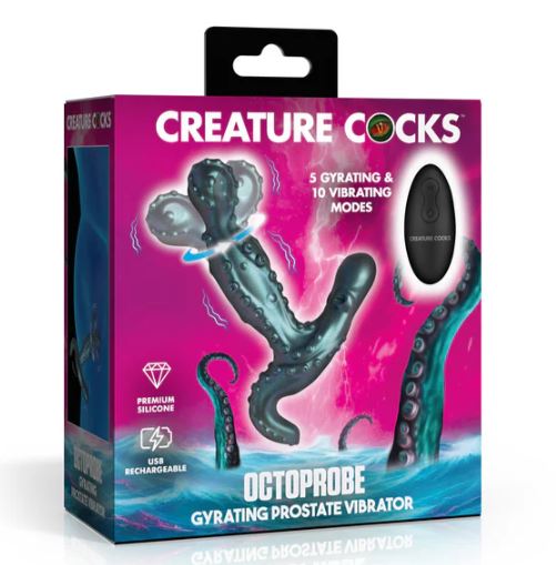 CREATURE COCKS OCTOPROBE GYRATING PROSTATE VIBRATOR - XRAH816