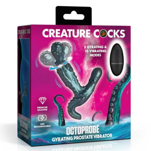 CREATURE COCKS OCTOPROBE GYRATING PROSTATE VIBRATOR - XRAH816