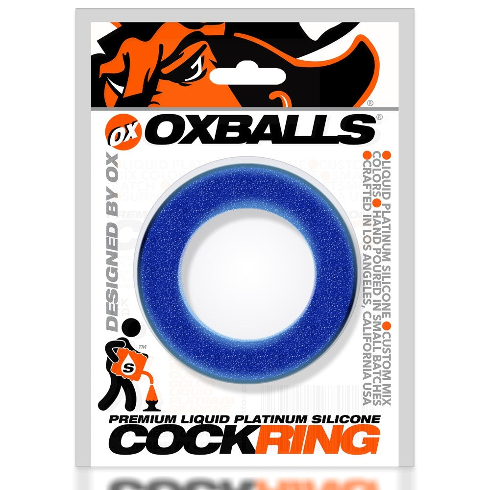 PIG-RING COMFORT COCKRING BLUEBALLS OXBALLS (NET) - OX1072BLB