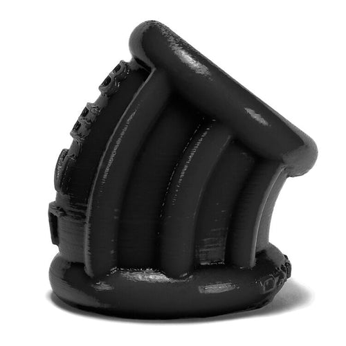 BENT-1 CURVED BALLSTRETCHER OXBALLS SILICONE SMOOSH BLK (NET) - OX10891BLK