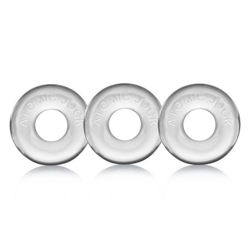 RINGER 3 PK COCKRING CLEAR (NET) - OX1324CLR