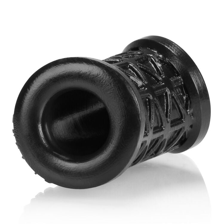 MORPH SLEEK GEOMETRIC PATTERN BALLSTRETCHER SILICONE SMOOSH BLACK (NET) - OX1331BLK