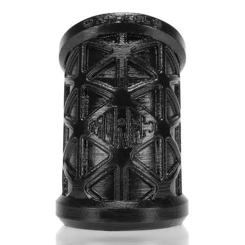 MORPH SLEEK GEOMETRIC PATTERN BALLSTRETCHER SILICONE SMOOSH BLACK (NET) - OX1331BLK