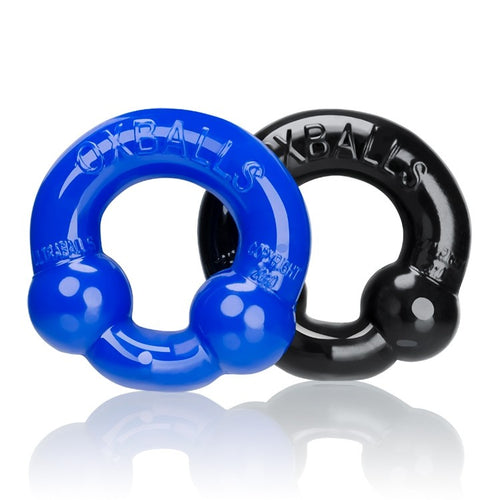 ULTRABALLS 2 PK COCKRING BLACK /POLICE BLUE (NET) - OX3010BPB