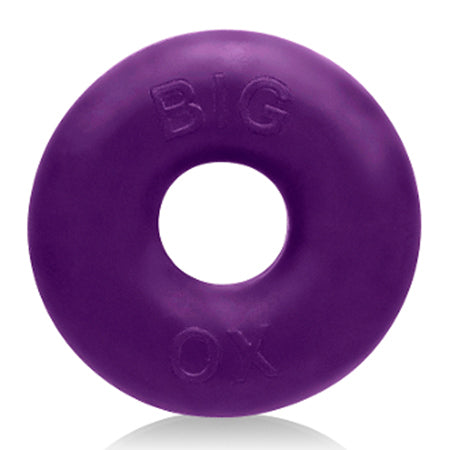 BIG OX COCKRING SILICONE/TPR BLEND EGGPLANT ICE (NET) - OX3022EGPIC