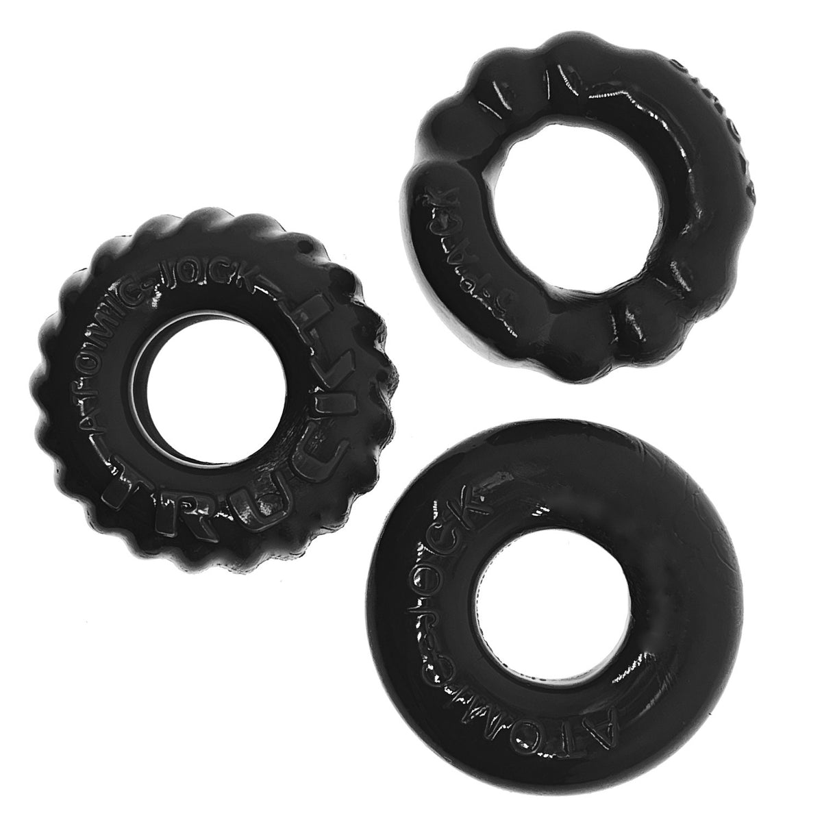 BONEMAKER 3-PACK C-RING BLACK (NET) - OX3061BLK
