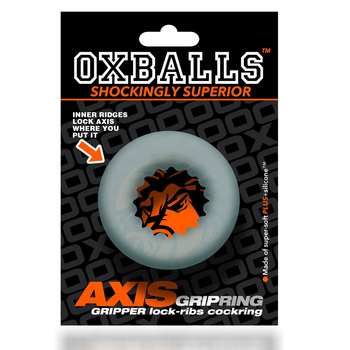AXIS RIB GRIPHOLD COCKRING CLEAR ICE (NET) - OX3068CLRICE