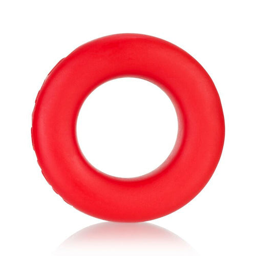 COCK-T SMALL COMFORT COCKRING ATOMIC JOCK/OXBALLS SILICONE SMOOSH RED(NET) - OXAJ1003RED