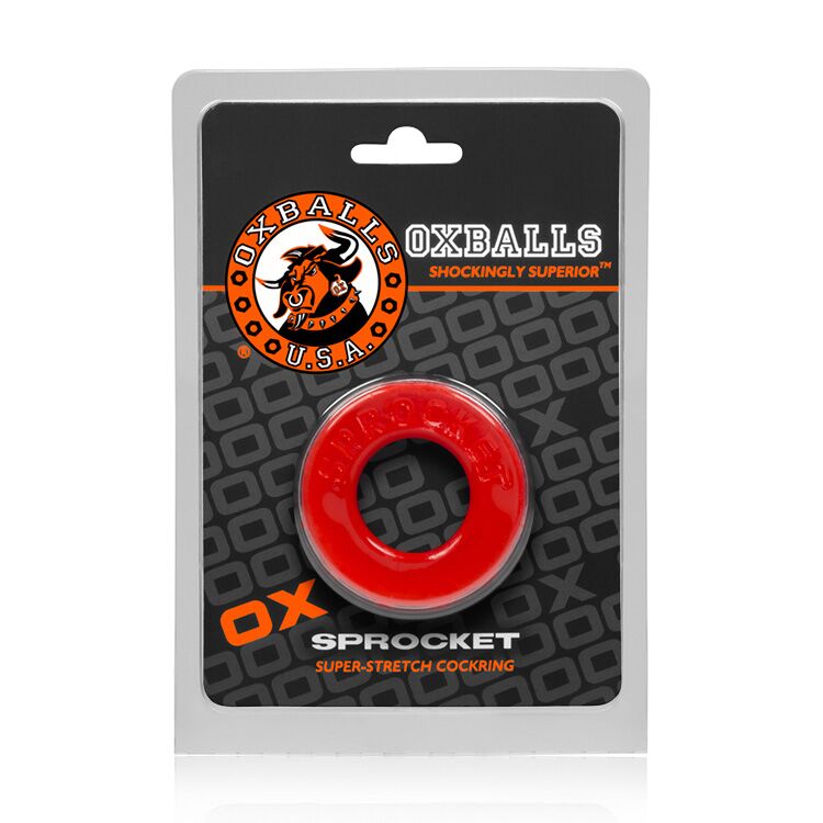 SPROCKET COCKRING ATOMIC JOCK TPR RED (NET) - OXAJ1043RED