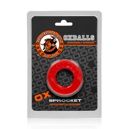 SPROCKET COCKRING ATOMIC JOCK TPR RED (NET) - OXAJ1043RED