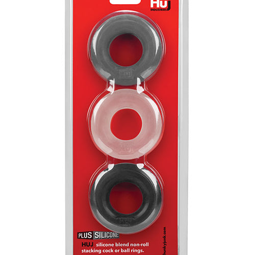 HUNKYJUNK HUJ C-RING 3PK TAR/ MULTI (NET) - OXHUJ102TAR
