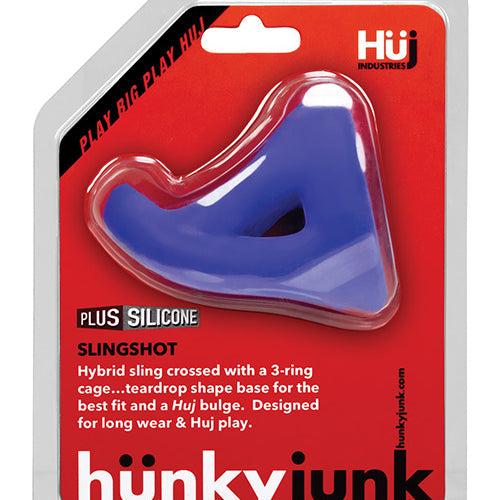 HUNKYJUNK SLINGSHOT 3-RING TEARDROP COBALT (NET) - OXHUJ105CBL