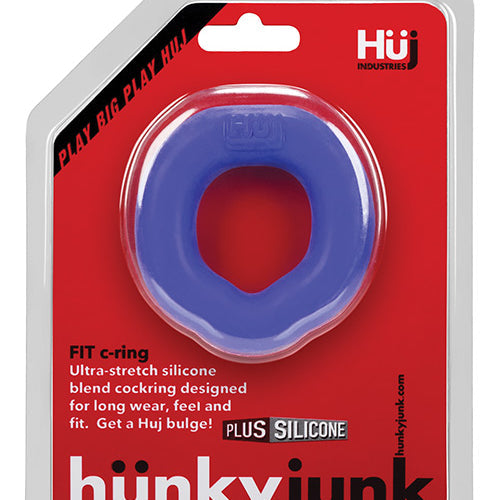HUNKYJUNK FIT ERGO C-RING COBALT (NET) - OXHUJ112CBL