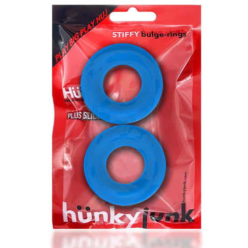 STIFFY 2-PACK C-RINGS TEAL ICE (NET) - OXHUJ126TEALICE