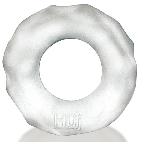 HUNKYJUNK FRACTAL COCKRING CLEAR ICE (NET) - OXHUJ130CLRICE